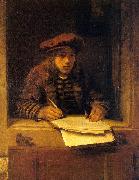 Samuel Dircksz van Hoogstraten Self Portrait painting